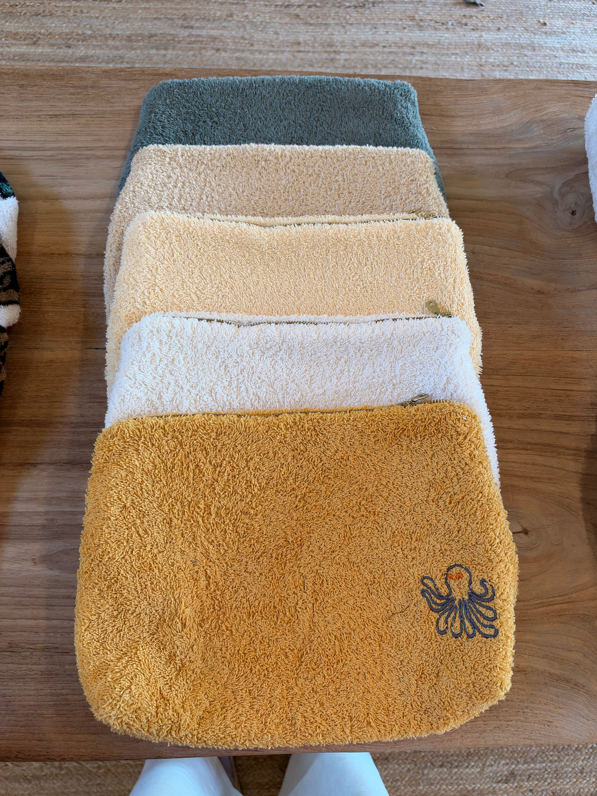The Terry Stand up Pouch Embroidered
