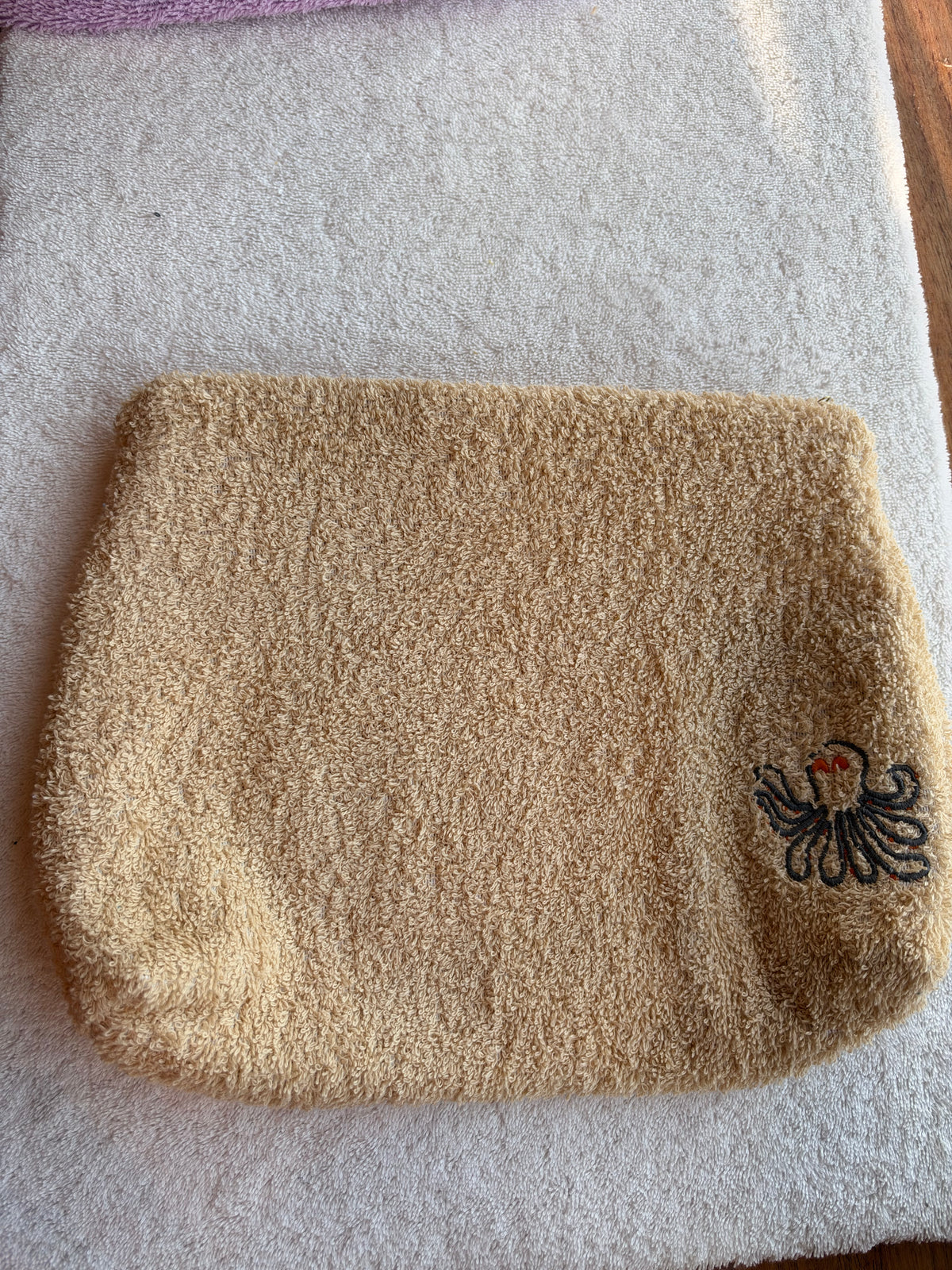 The Terry Stand up Pouch Embroidered