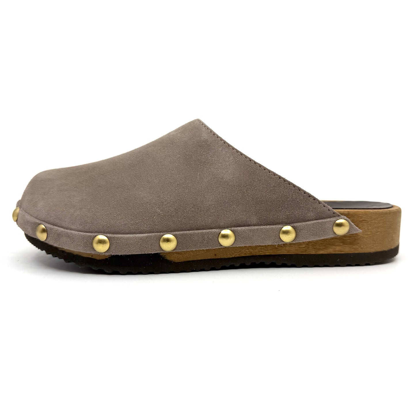 Ella I Taupe Suede Studs