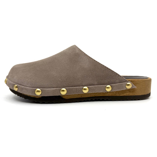 Ella I Taupe Suede Studs