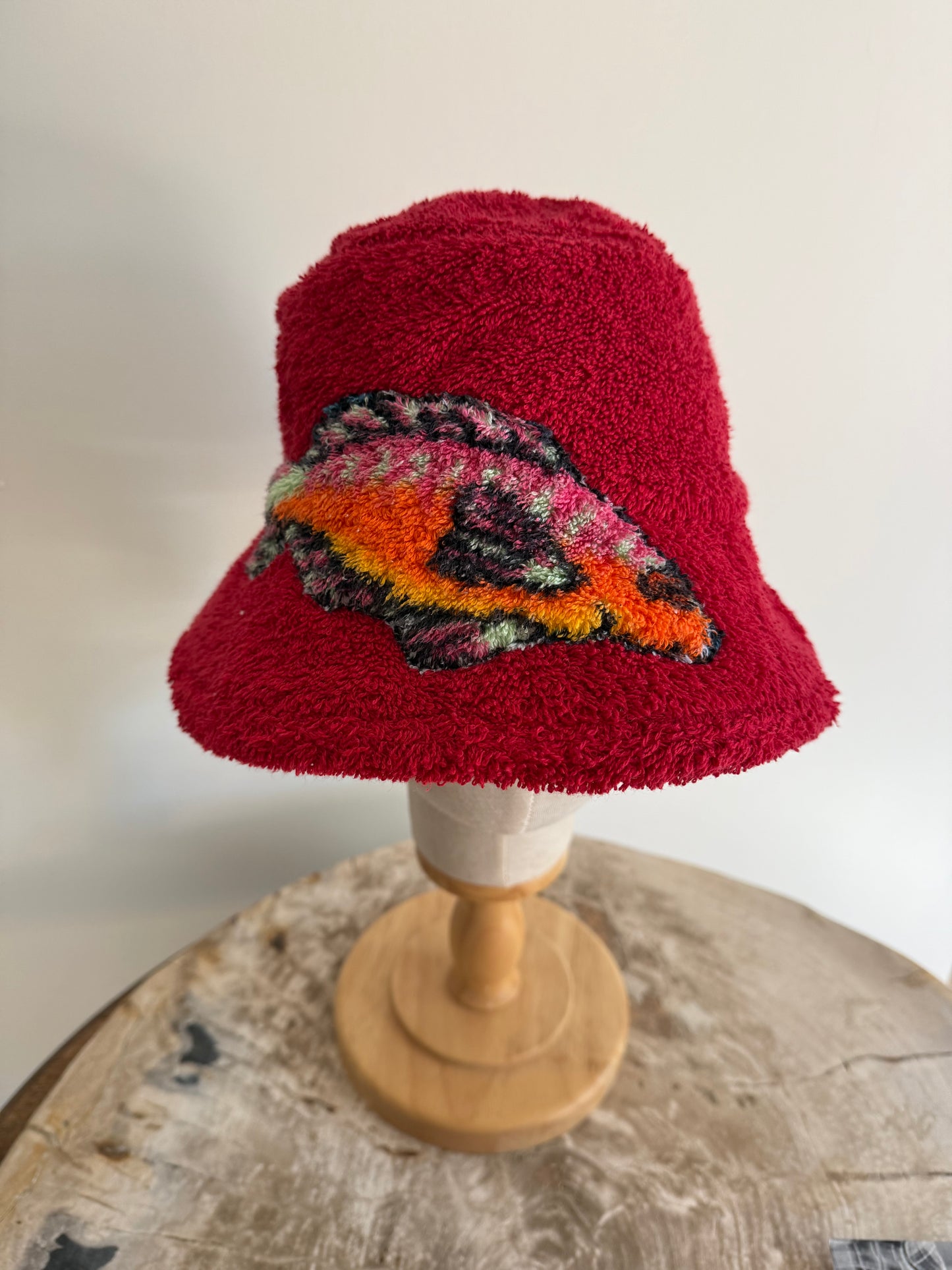 Bucket Hat with hand sewn Sea Animals