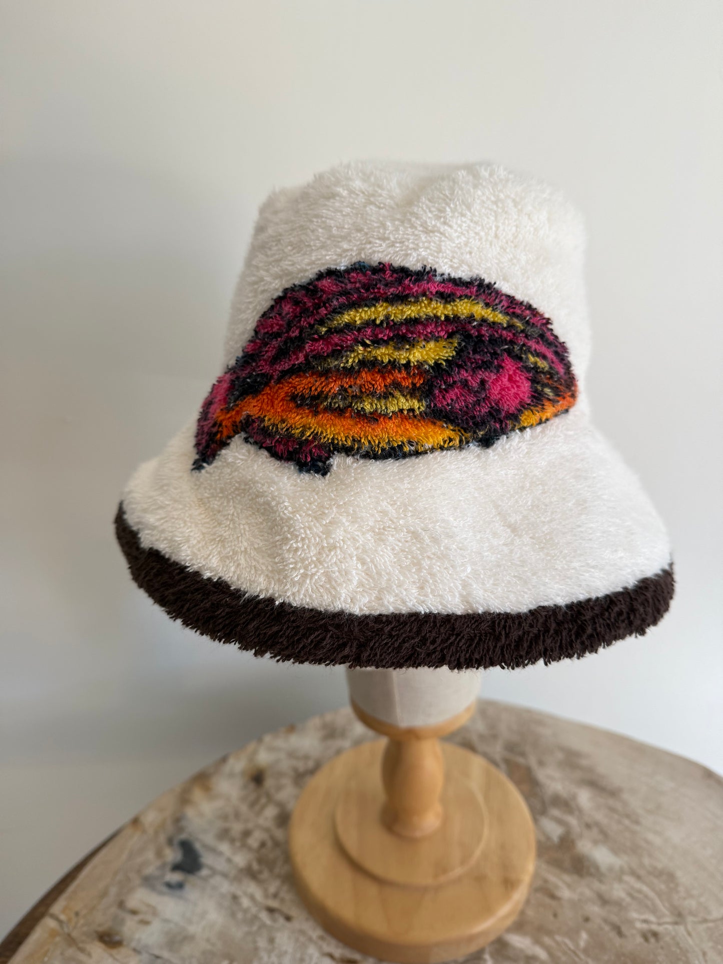 Bucket Hat with hand sewn Sea Animals