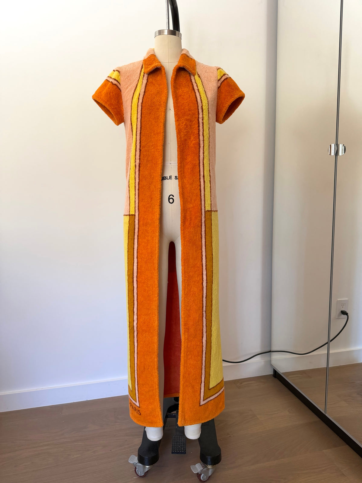 Vintage Long Towel Robe