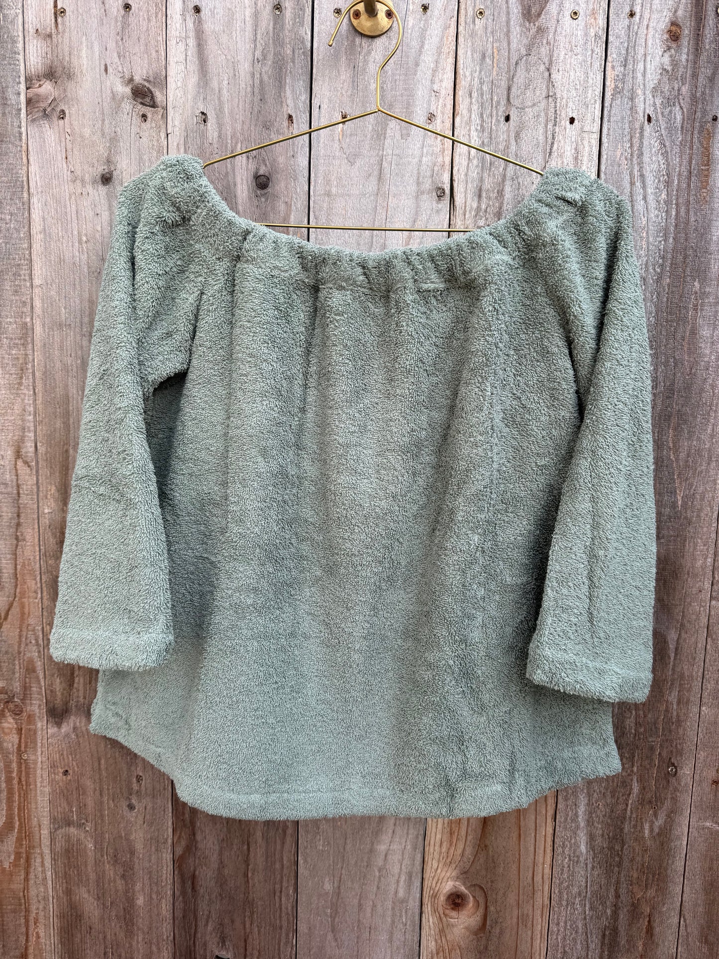 The Off the Shoulder Top - Plush Terry