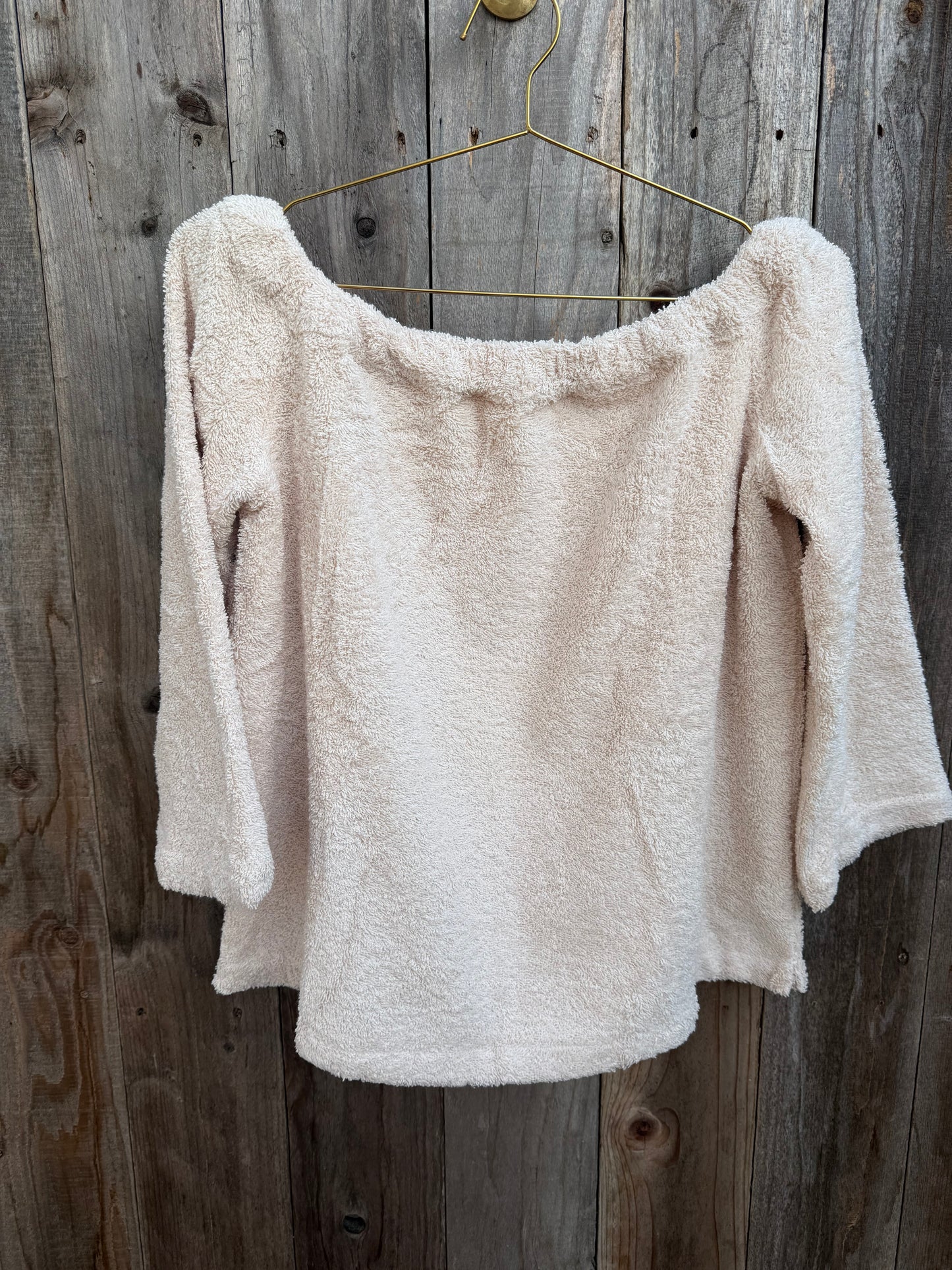 The Off the Shoulder Top - Plush Terry