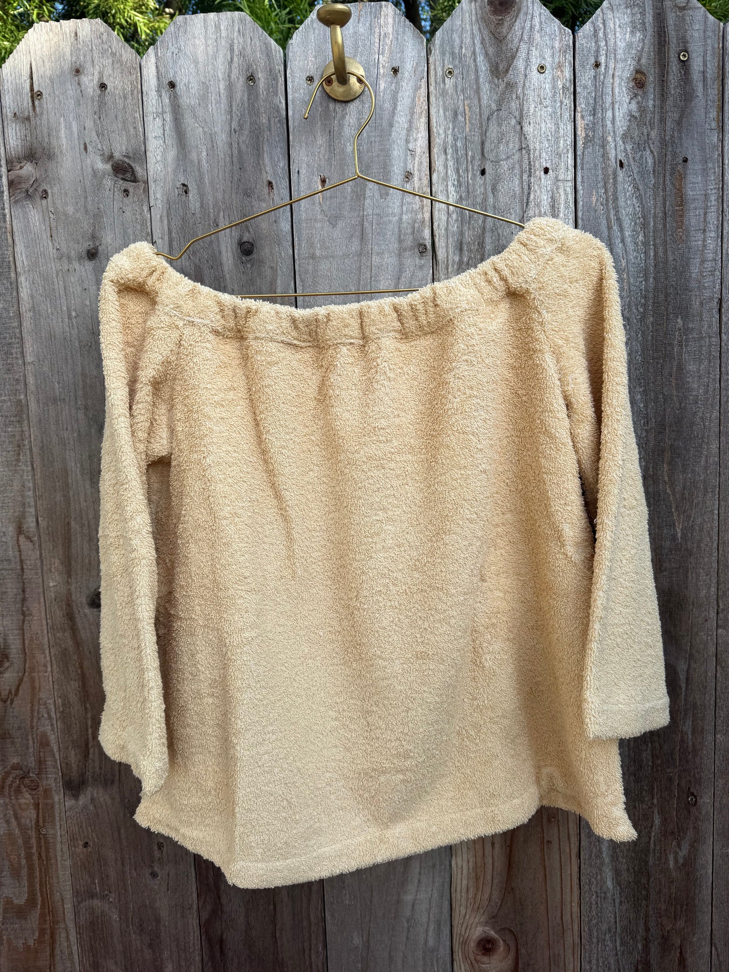 The Off the Shoulder Top - Plush Terry