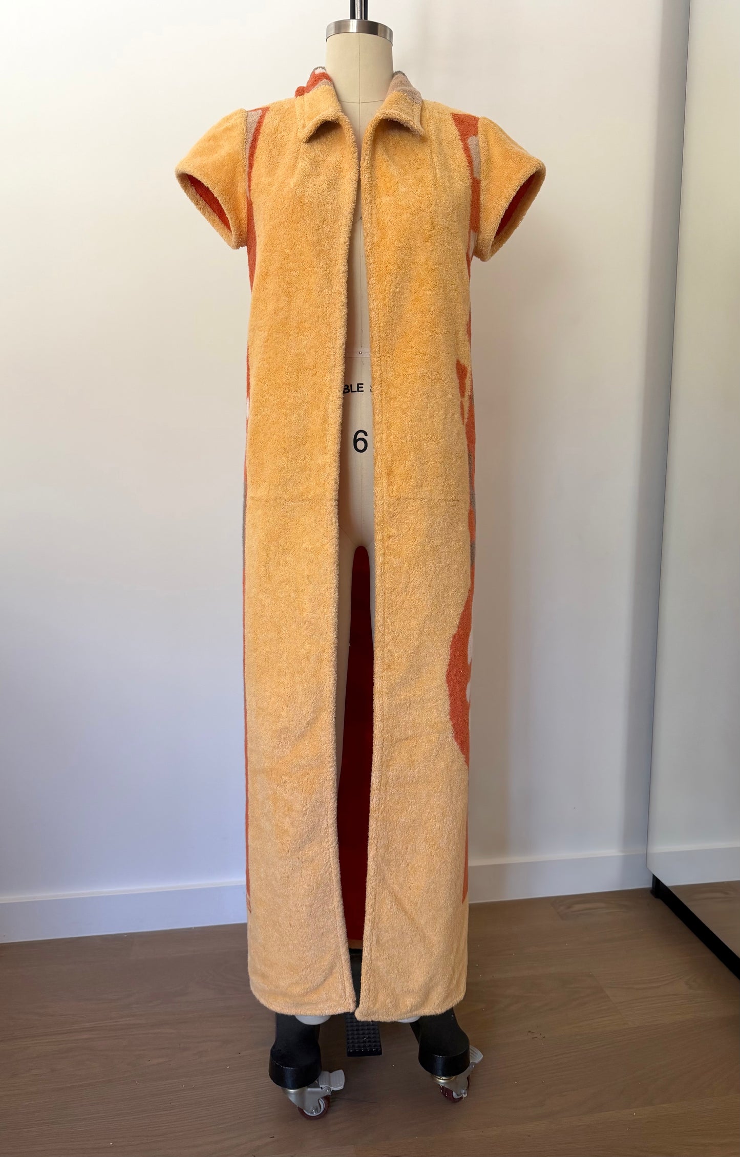 Vintage Long Towel Robe