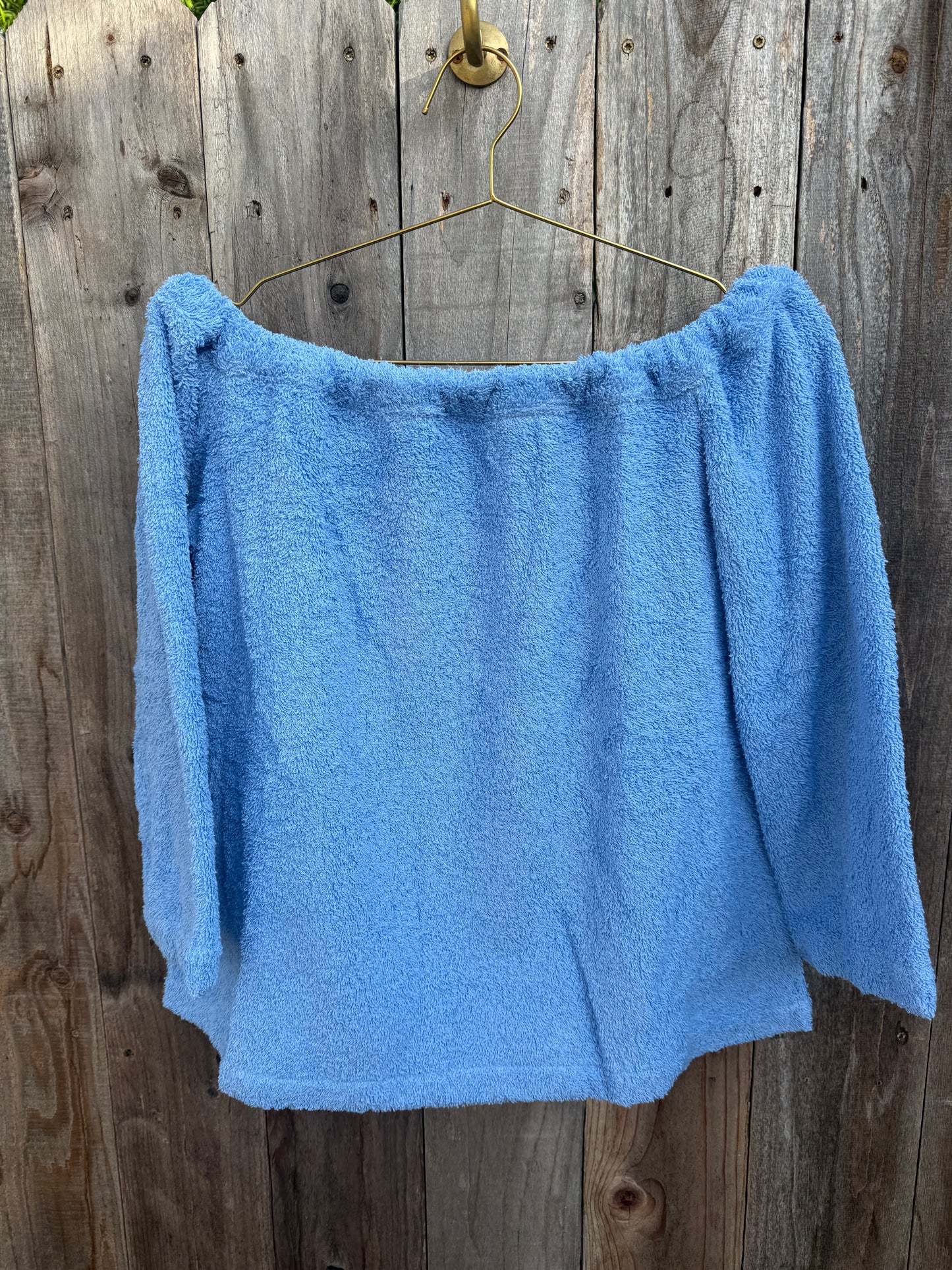 The Off the Shoulder Top - Plush Terry