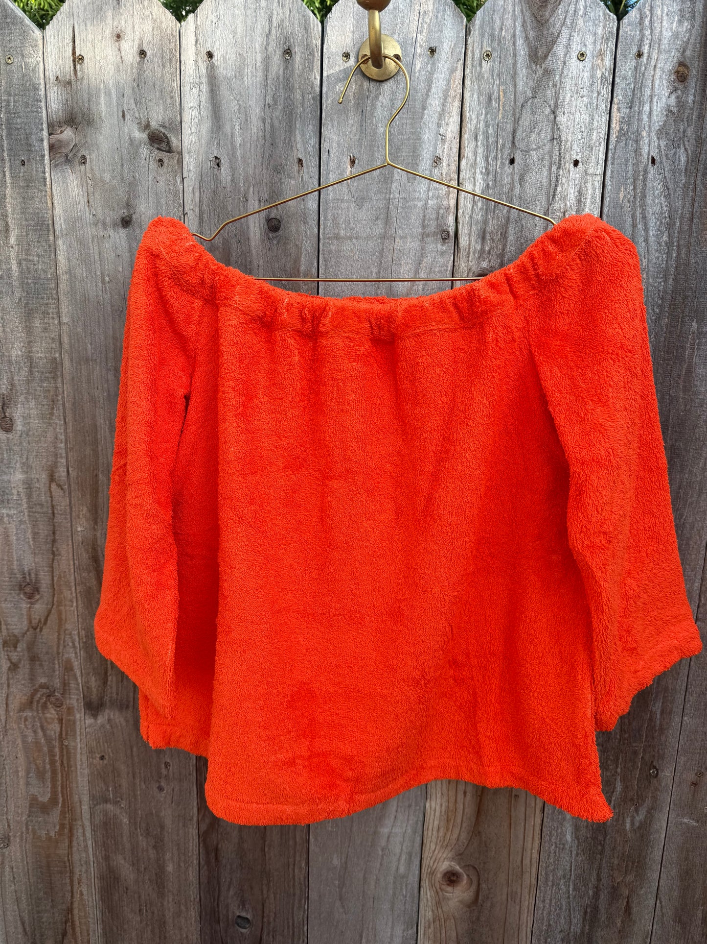 The Off the Shoulder Top - Plush Terry