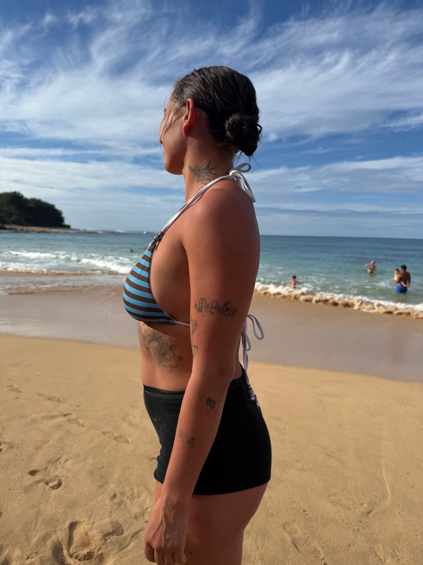 High waisted Short - Thin shaved Terry