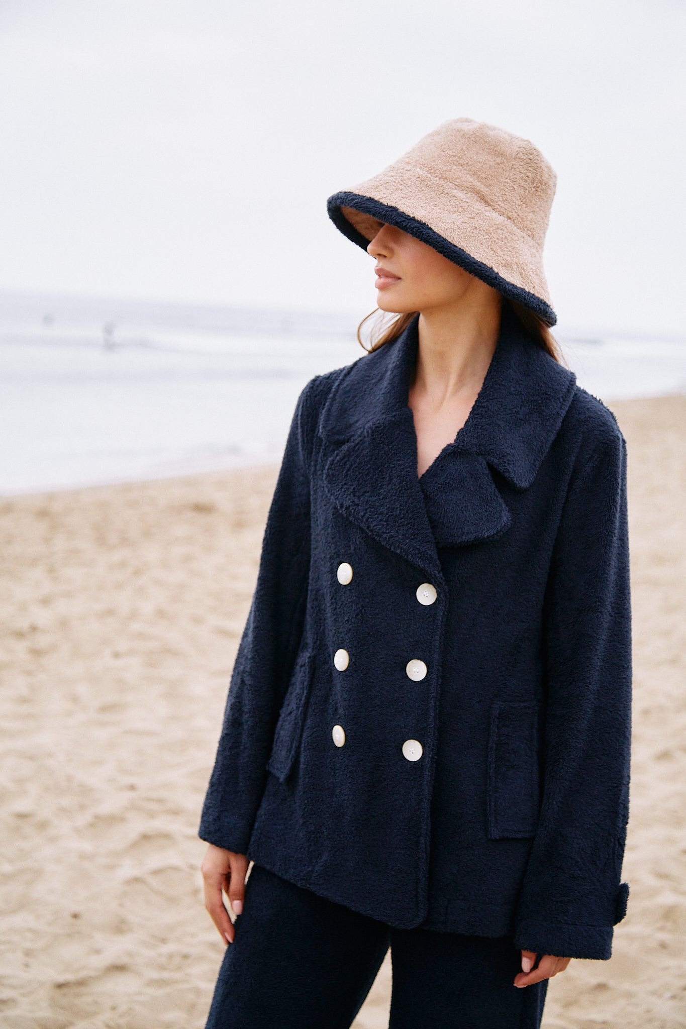 The Peacoat - Plush Terry – Simone Fan