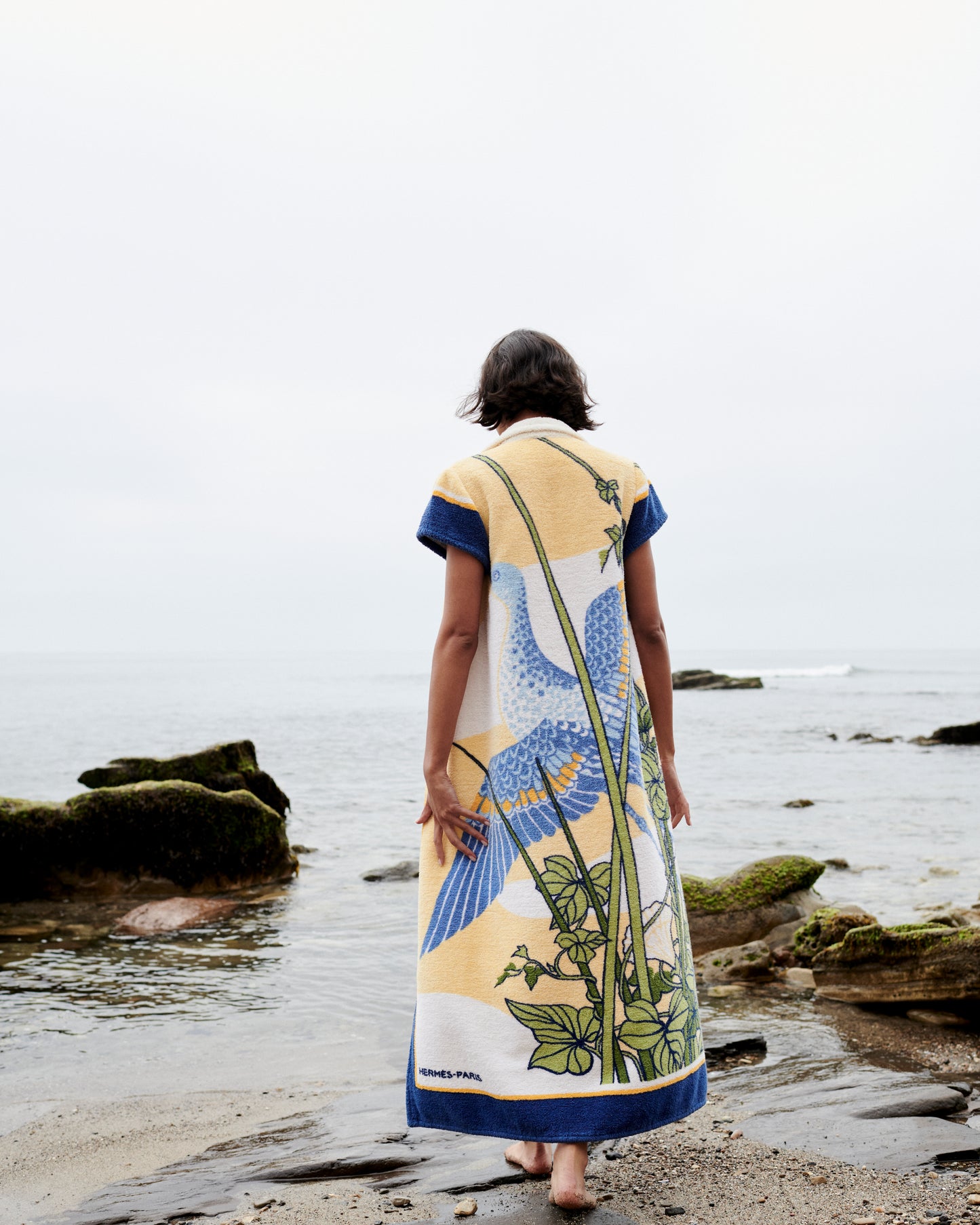 Vintage Long Towel Robe