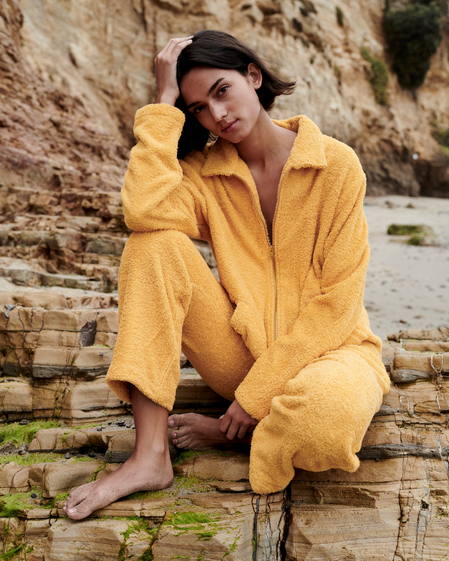 The Zip Up Shirt Jacket - Plush Terry