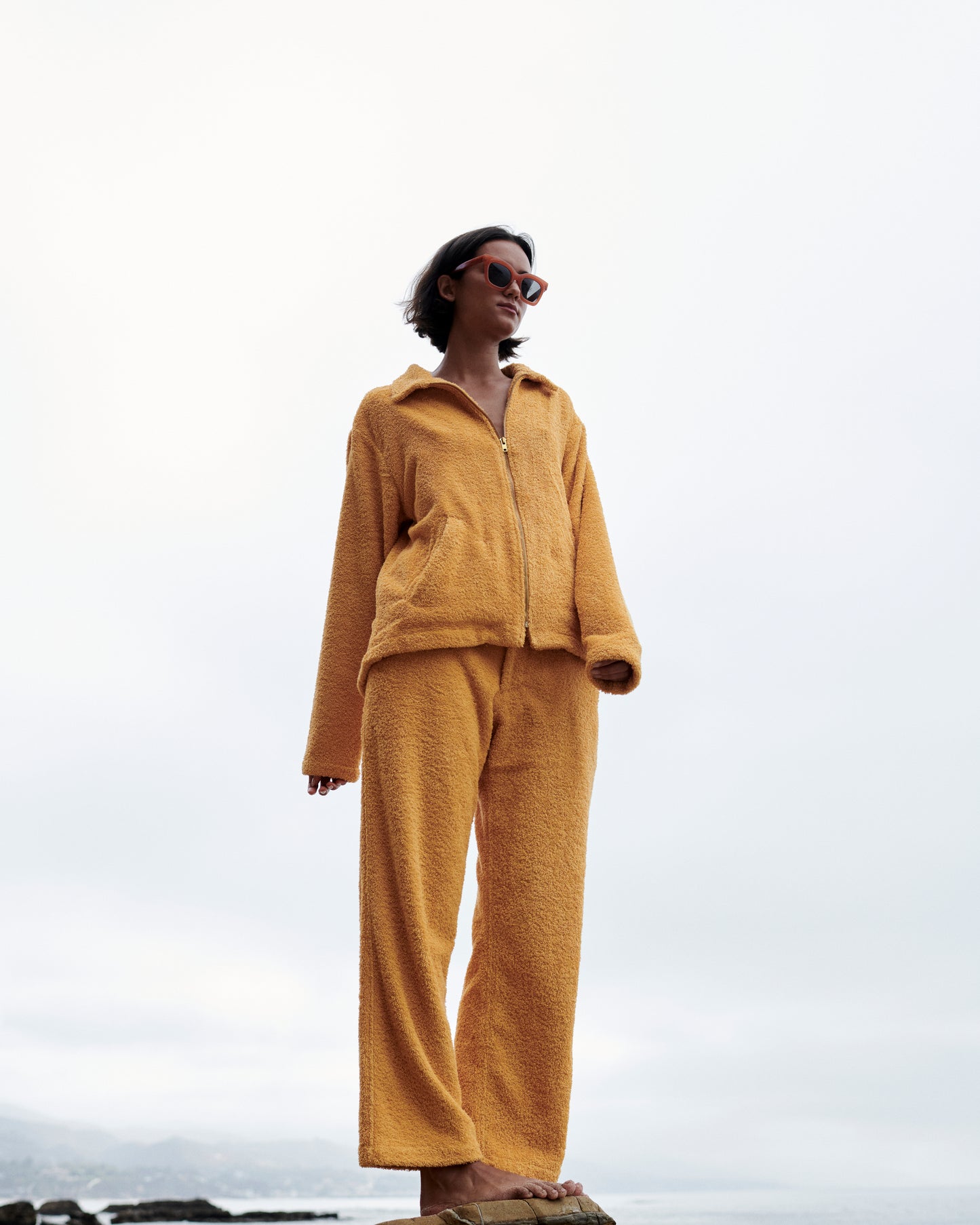 The Zip Up Shirt Jacket - Plush Terry