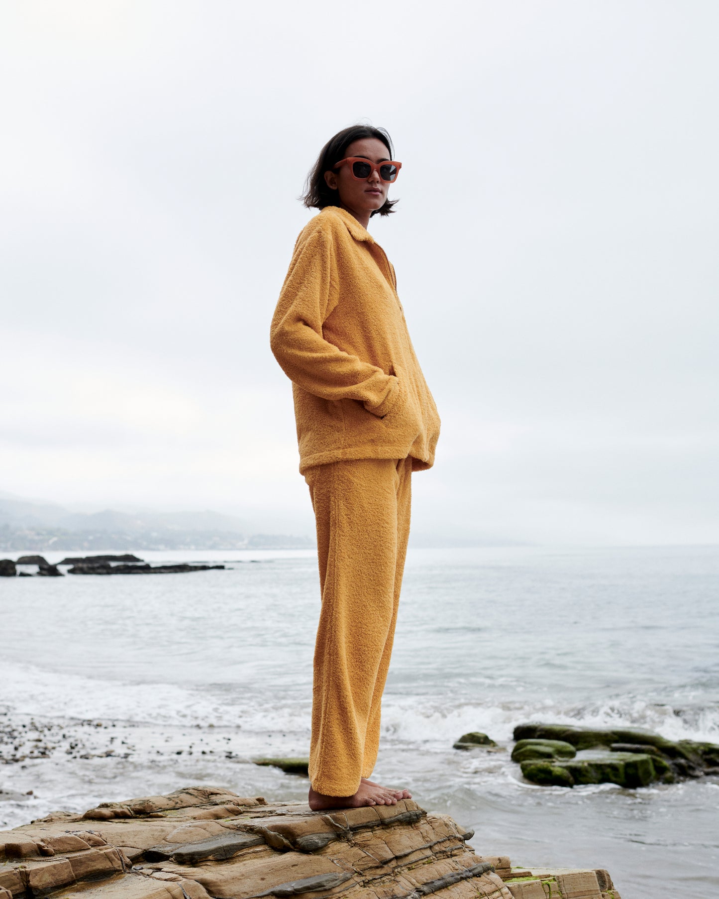 The Zip Up Shirt Jacket - Plush Terry