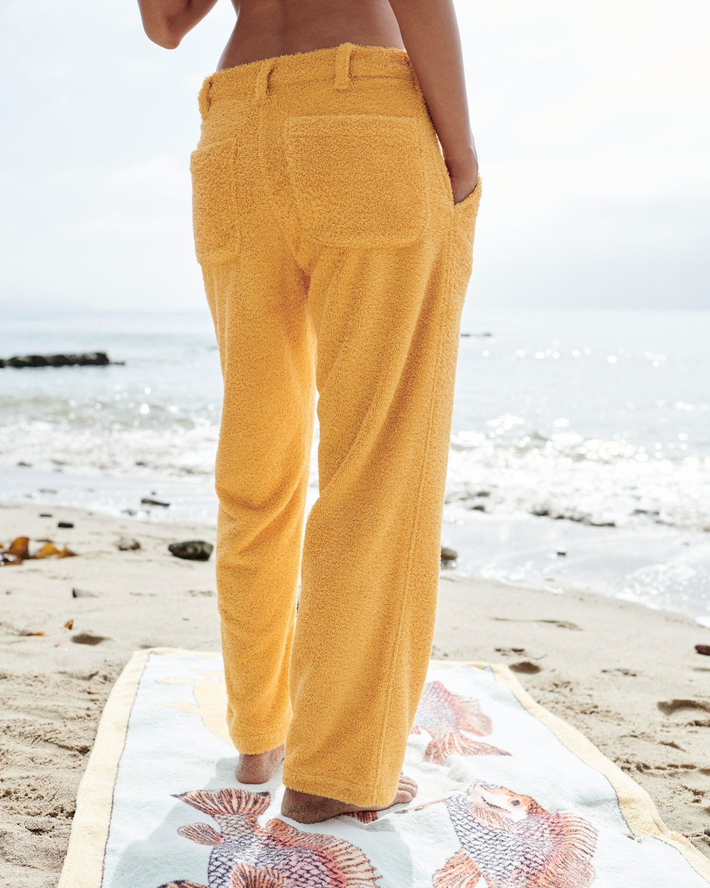 The Loop Belt Pant -  Plush terry