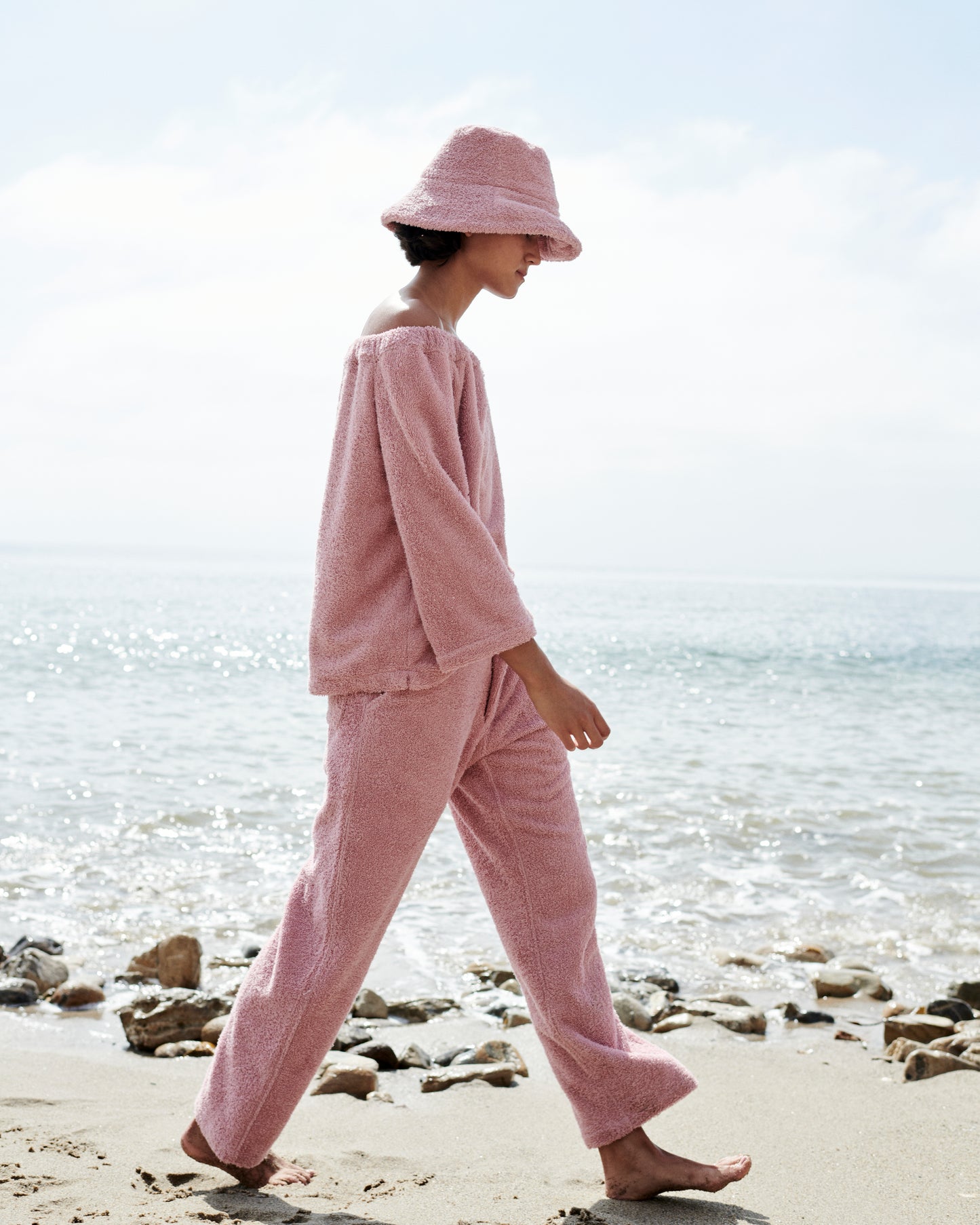 The Loop Belt Pant -  Plush terry