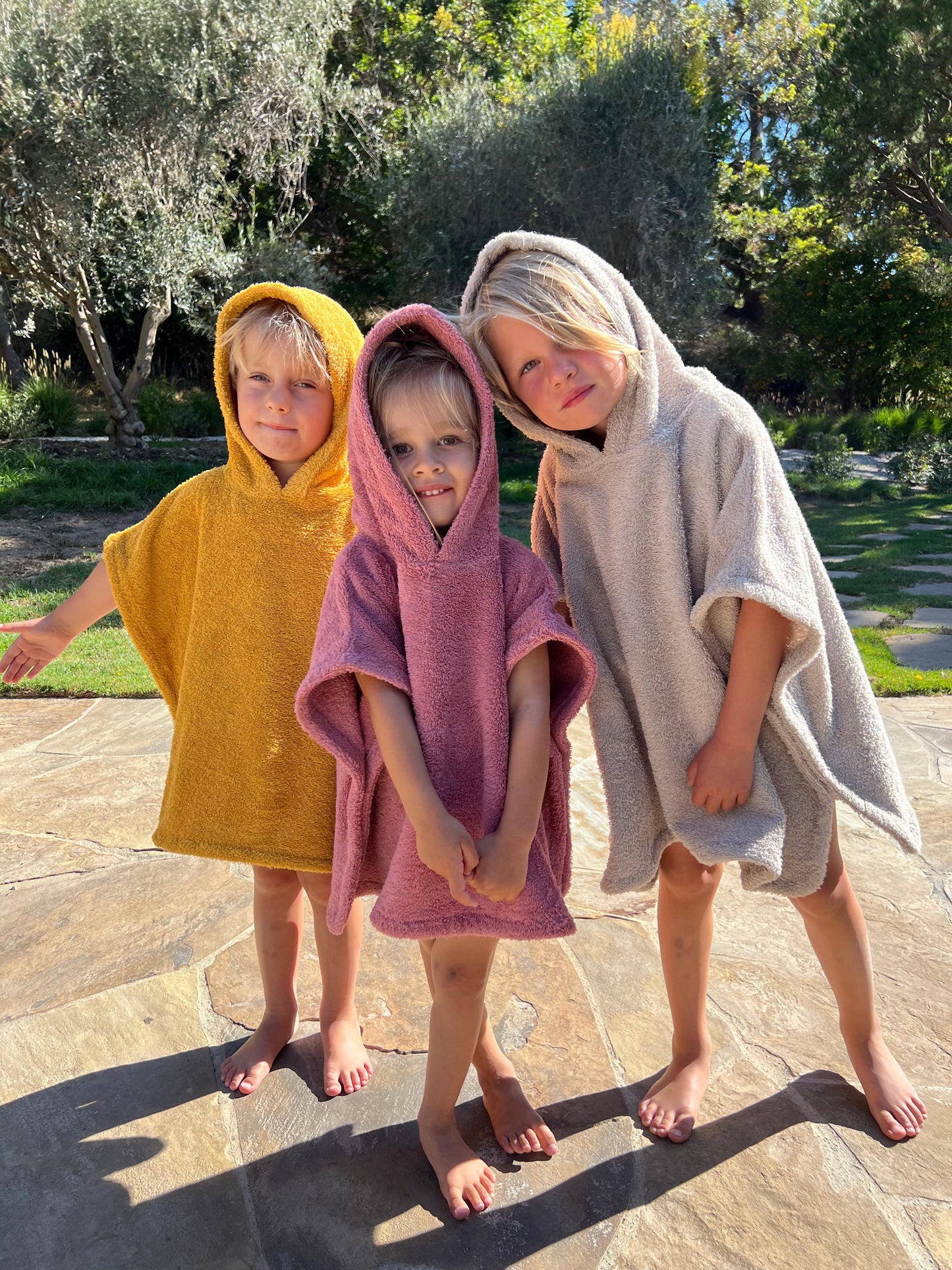 Kids Hooded Poncho