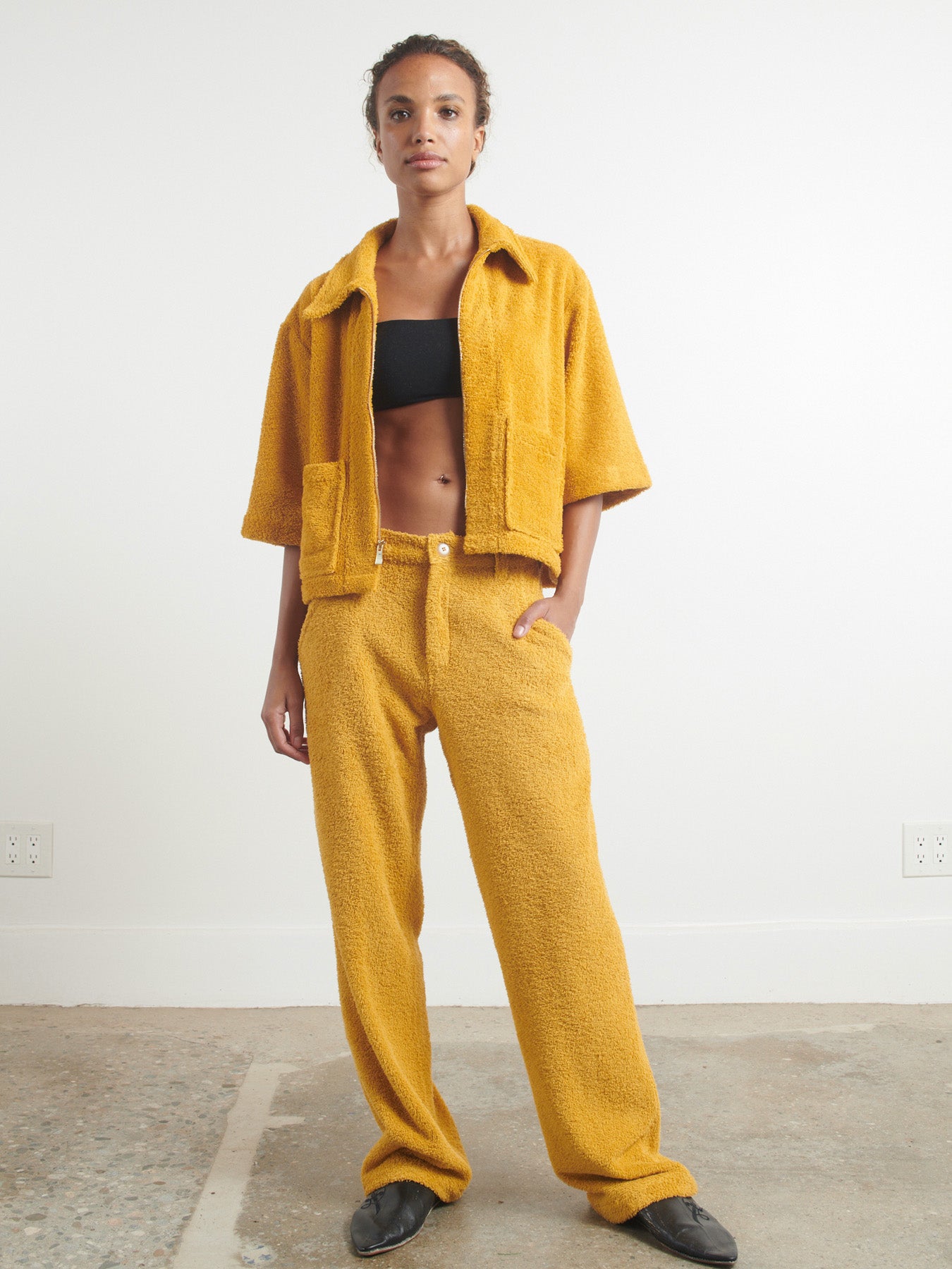 The Cropped Zip up Jacket