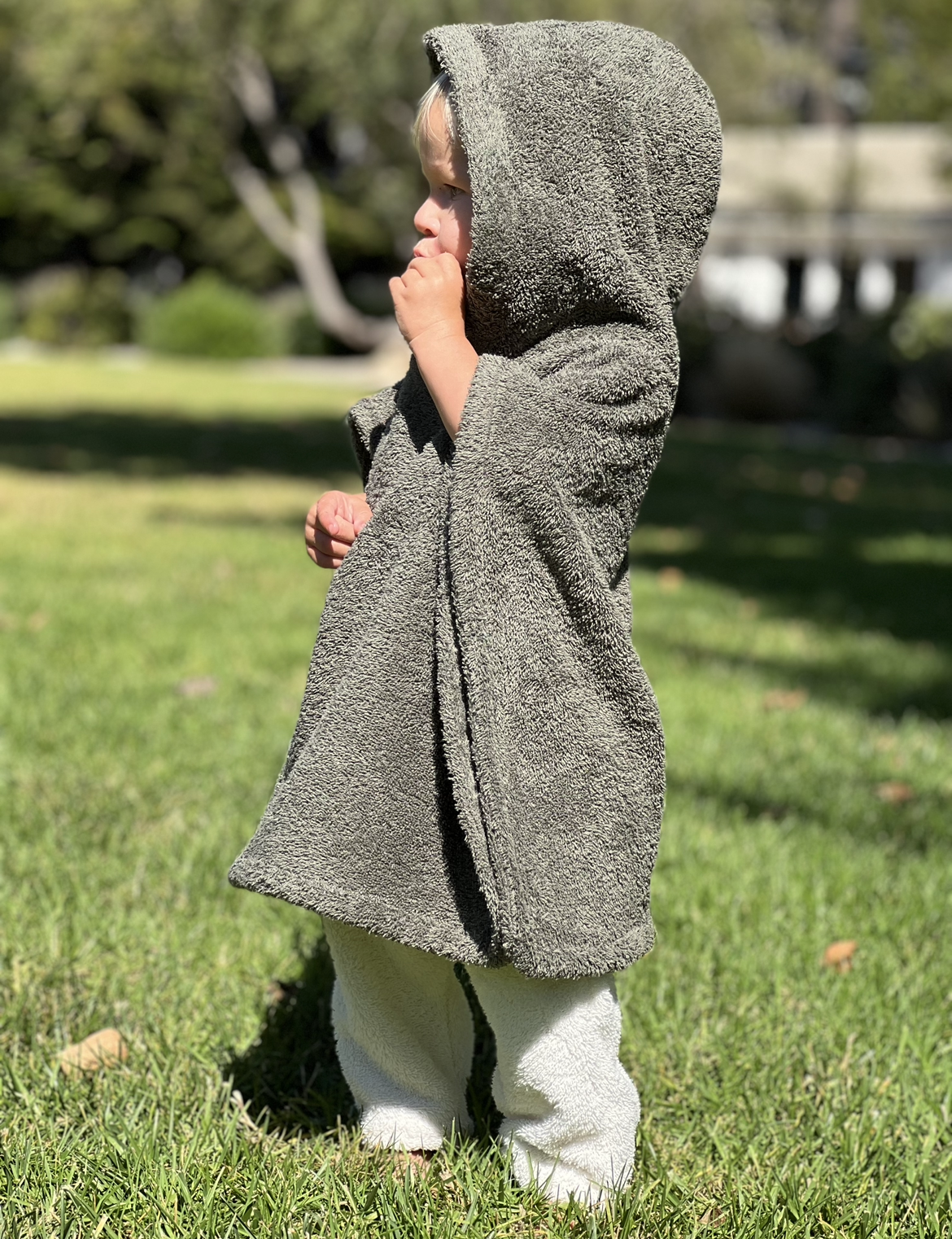 The Kids Hooded Poncho